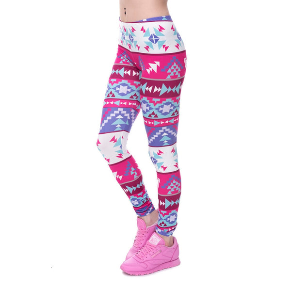 Aztec Round Ombre Printing leggings - shopngos