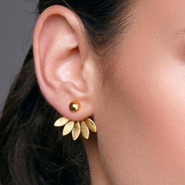 Crystal Flower Drop Earrings for Women new 2019 - shopngos