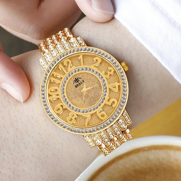 Women Quartz Watch Fashion Bling Casual - shopngos