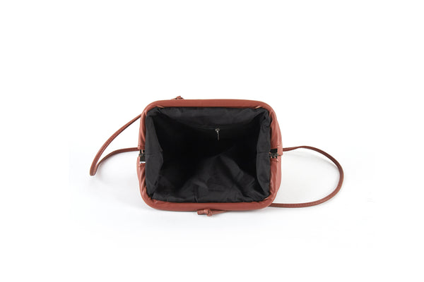 Cloud wrapped Soft Leather Madame Small Bag Single Shoulder Slant Dumpling Bag Handbag Day bags - shopngos