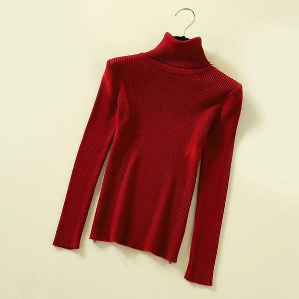 Women Turtleneck Sweaters Fashion Spring - shopngos