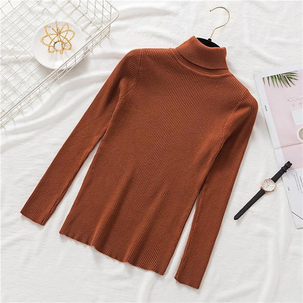 Women Turtleneck Sweaters Fashion Spring - shopngos