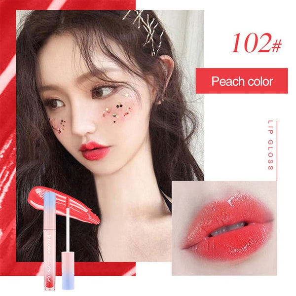 Liquid Lipstick Mirror Lip Gloss Glitter Waterproof Korean - shopngos