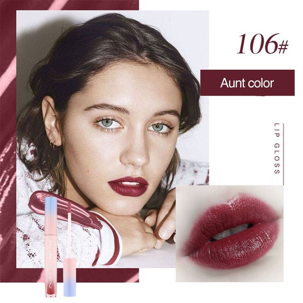 Liquid Lipstick Mirror Lip Gloss Glitter Waterproof Korean - shopngos