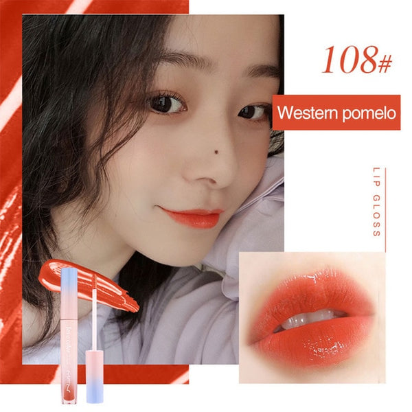 Liquid Lipstick Mirror Lip Gloss Glitter Waterproof Korean - shopngos