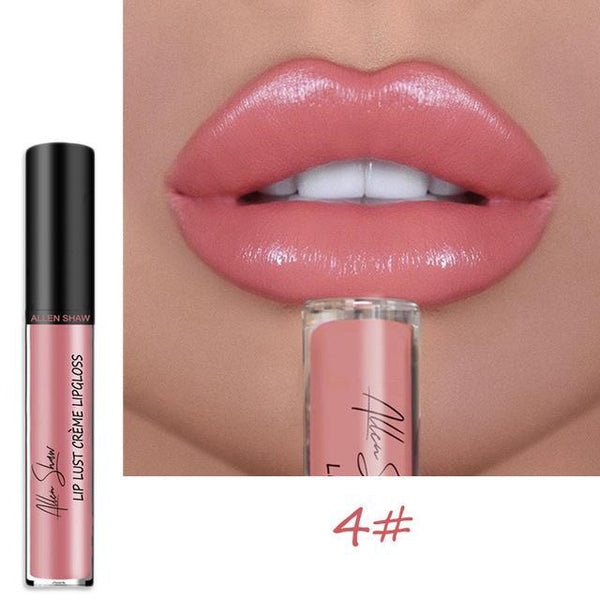 Allen Shaw Liquid Lipstick Moisturizing Waterproof Gloss - shopngos