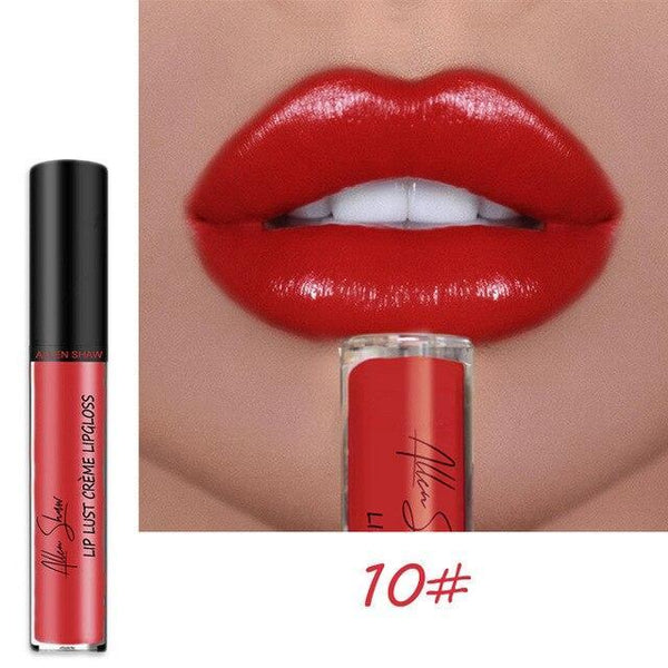 Allen Shaw Liquid Lipstick Moisturizing Waterproof Gloss - shopngos