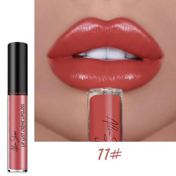 Allen Shaw Liquid Lipstick Moisturizing Waterproof Gloss - shopngos