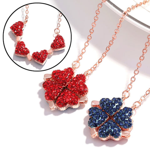 Women's Favorite S925 Silver Clover Necklace - shopngos