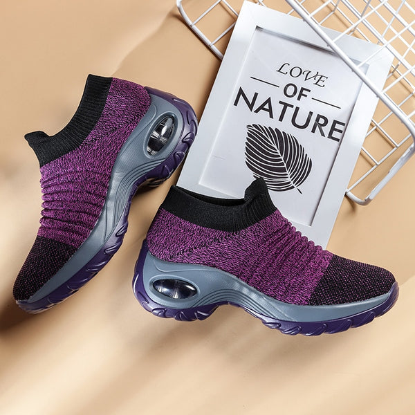 Women Shoes Slip on Platform Sneakers - shopngos