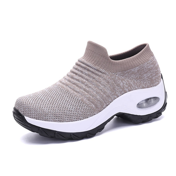 Women Shoes Slip on Platform Sneakers - shopngos