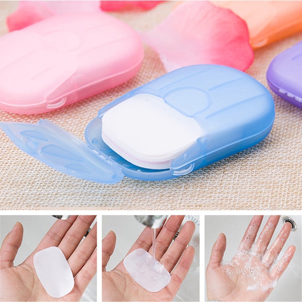 Portable Soluble Disinfectant Soap Paper - shopngos