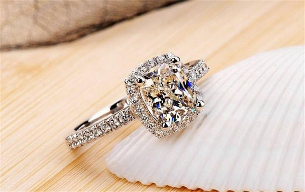 Bridal Wedding Anelli Trendy CC 925 Sterling Silver Ring - shopngos