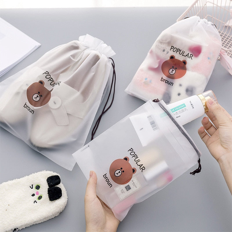 Travel & Makeup bag Transparent Cosmetic case - shopngos