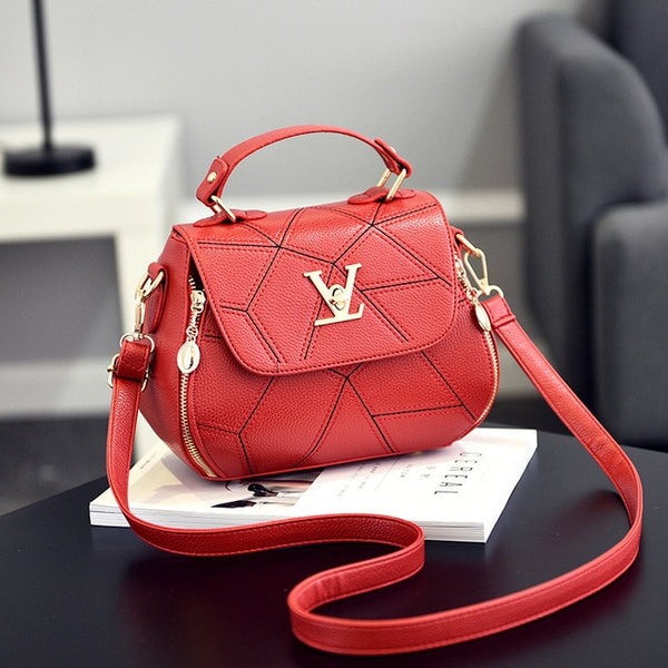 Geometry Small V Style Saddle Luxury Crossbody  Famous  Designer Louis - shopngos