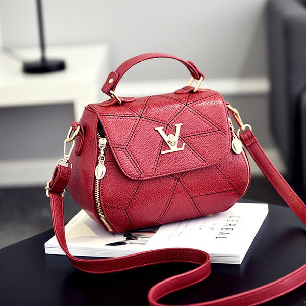 Geometry Small V Style Saddle Luxury Crossbody  Famous  Designer Louis - shopngos