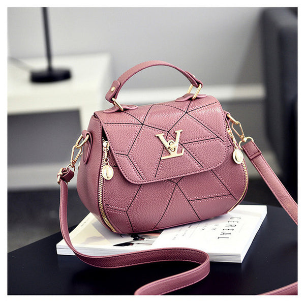 Geometry Small V Style Saddle Luxury Crossbody  Famous  Designer Louis - shopngos