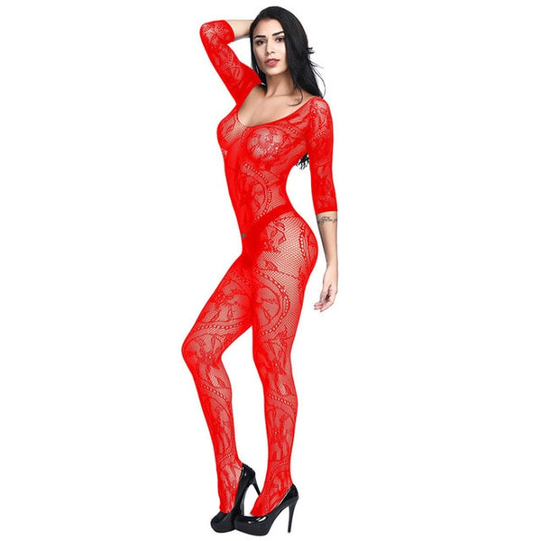 Sexy lingerie Teddies Bodysuits hot Erotic lingerie open crotch - shopngos