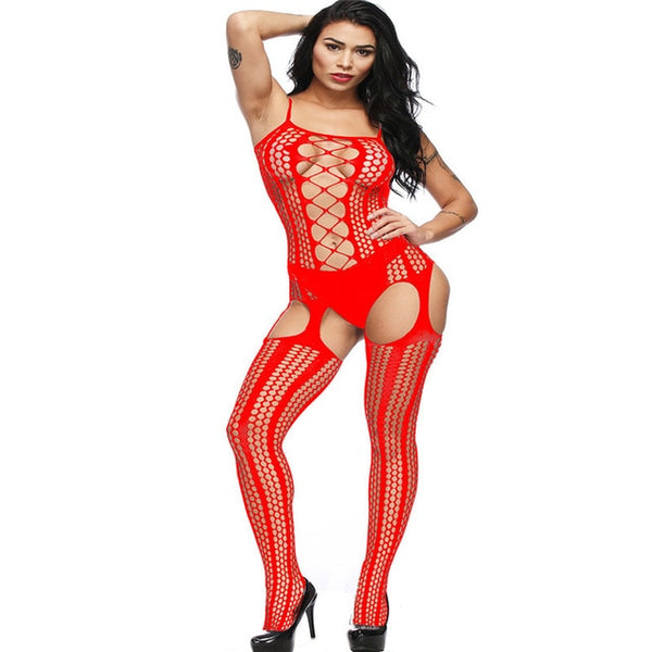 Sexy lingerie Teddies Bodysuits hot Erotic lingerie open crotch - shopngos