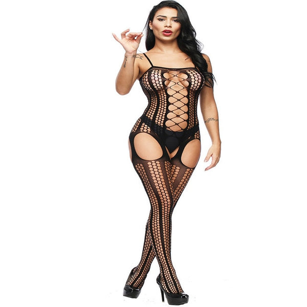 Sexy lingerie Teddies Bodysuits hot Erotic lingerie open crotch - shopngos