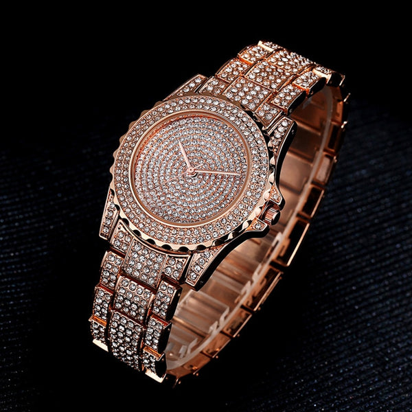 Women Quartz Watch Fashion Bling Casual - shopngos