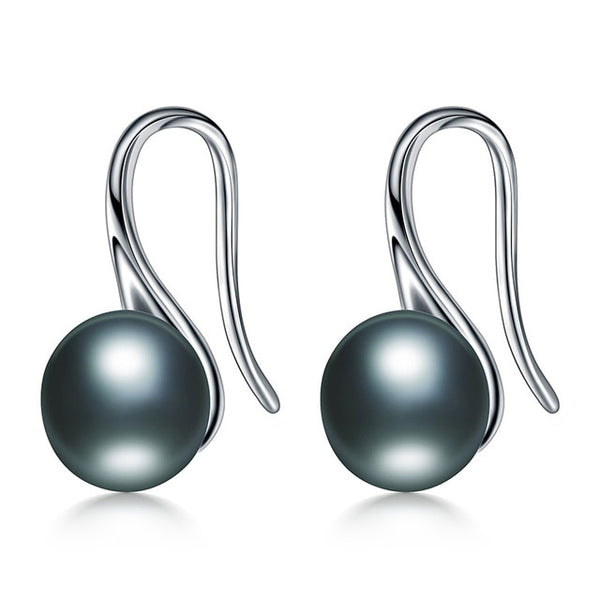 Natural Pearl Earrings  925 Sterling Silver - shopngos