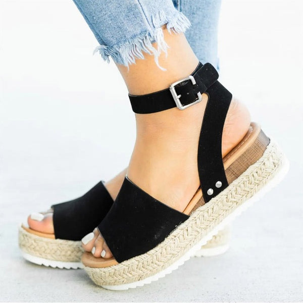 Flip Flop Chaussures Women Sandals Plus Size Wedges  Shoes 2019 - shopngos