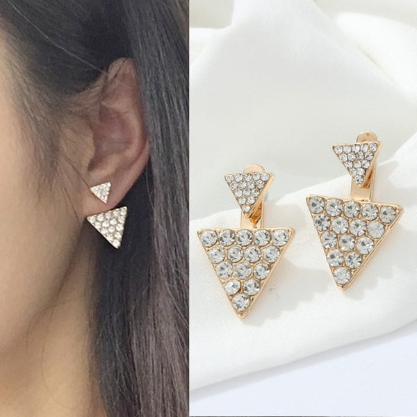 Crystal Flower Drop Earrings for Women new 2019 - shopngos