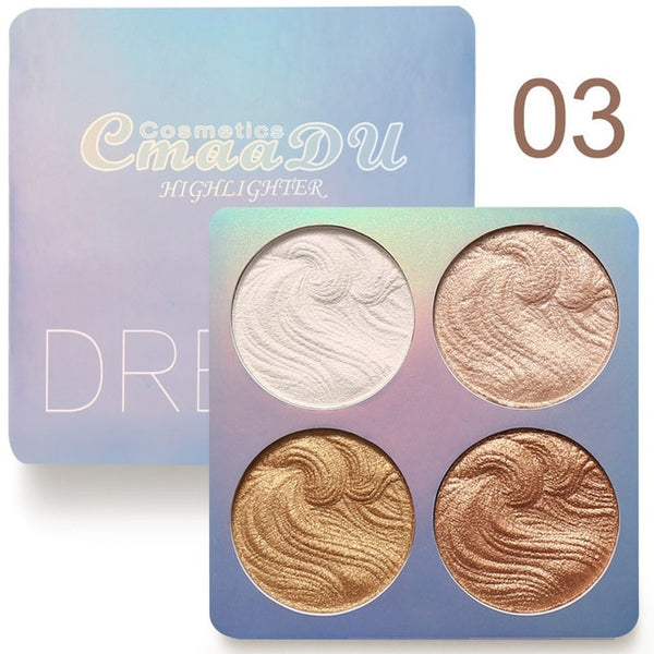 3 Colors High Gloss Shimmer Powder Bronzer Repair - shopngos