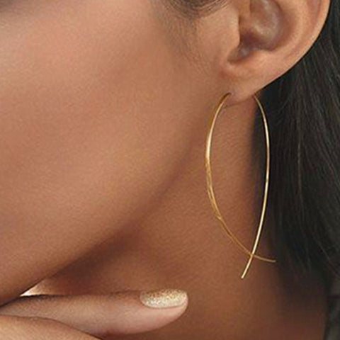 Fish Shaped Earrings Simplicity Handmade - shopngos