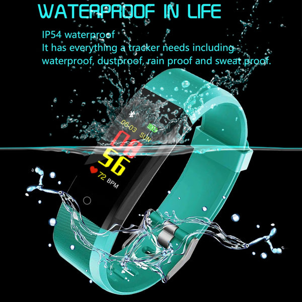 Smart Wristband fitness tracker Watch Health Heart Waterproof - shopngos