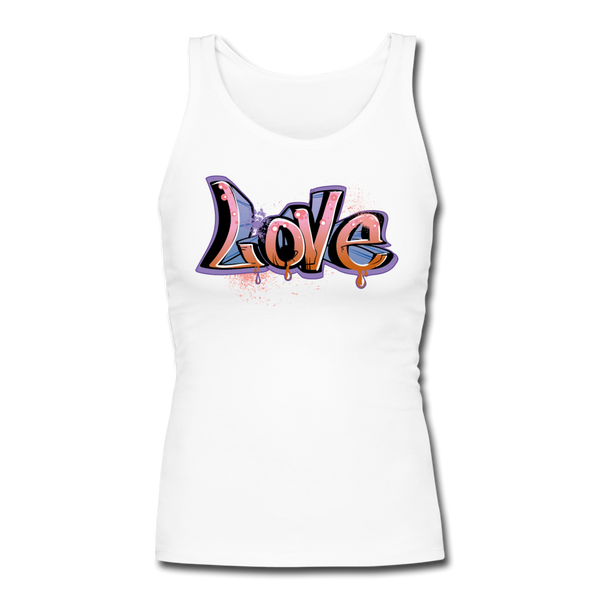 Women's LOVE Longer Length Tank customized - shopngos